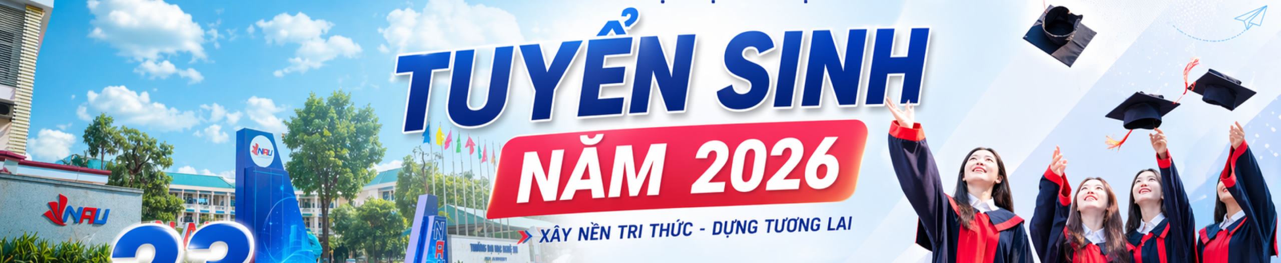 Tuyển sinh NAU năm 2026