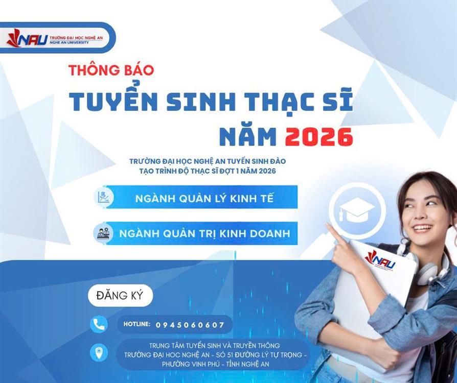 Quyết định về việc phê duyệt danh sách trúng tuyển Thạc sĩ đợt 1 năm 2026