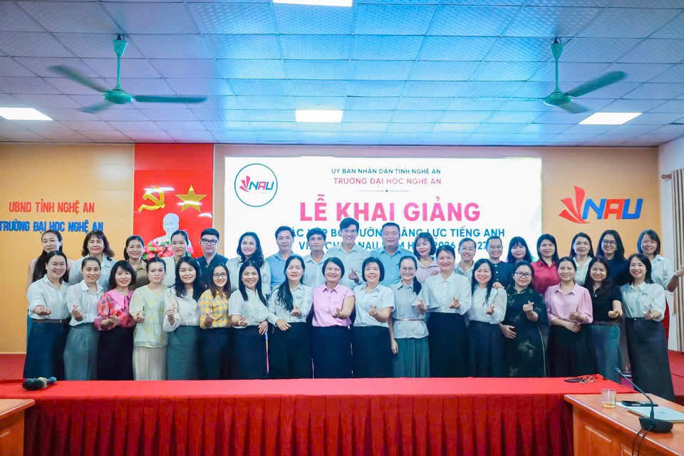 Từ “Học Tiếng Anh” đến “dùng Tiếng Anh”: NAU khởi động hành trình xây dựng môi trường hội nhập