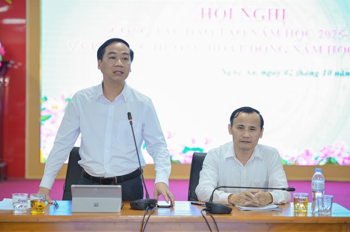 Hội nghị công tác đào tạo năm học 2025–2026 và phương hướng, nhiệm vụ năm học 2026–2027 Trường Đại học Nghệ An: Từ những điều được nói đến những việc phải làm