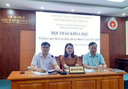 Hội thảo “Nâng cao chất lượng hoạt động chuyên môn” của Tổ Công đoàn Liên phòng 1