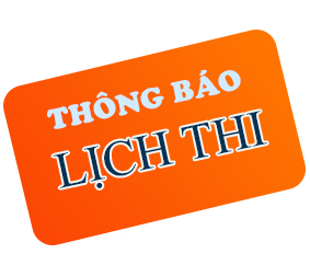 Lịch thi đợt 1 khóa đh k4, đh k5, đh k6 các ngành