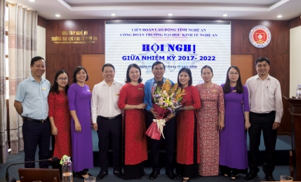 Vai trò của Công đoàn Trường Đại học Kinh tế Nghệ An