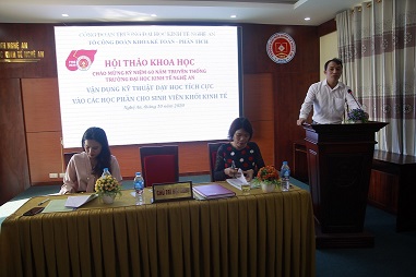 Khoa KTPT tổ chức Hội thảo khoa học “Vận dụng kỹ thuật dạy học tích cực vào các học phần cho sinh viên khối kinh tế”