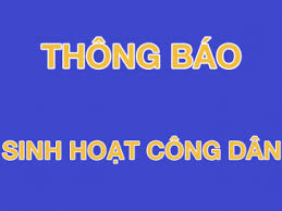 Lịch học tuần sinh hoạt công dân đầu khóa – Sinh viên Khóa 7