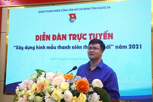 Diễn đàn “Xây dựng hình mẫu thanh niên thời kỳ mới” năm 2021