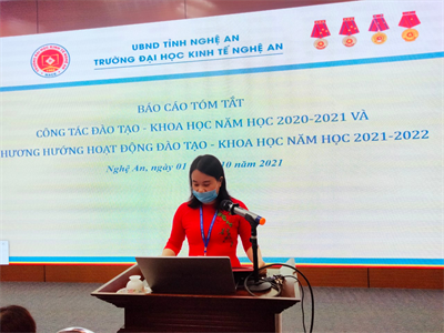 Hội nghị tổng kết công tác đào tạo năm học 2020- 2021 và triển khai nhiệm vụ năm học 2021- 2022