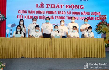 Nghệ An phát động phong trào sử dụng năng lượng tiết kiệm và hiệu quả