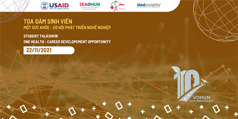 Tọa đàm sinh viên Một sức khỏe – Cơ hội phát triển nghề nghiệp