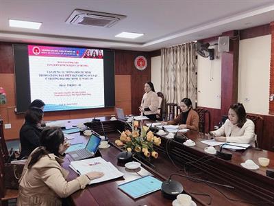 Đánh giá, nghiệm thu đề tài Khoa học & Công Nghệ và Sáng kiến kinh nghiệm cấp Trường năm 2021 của Khoa Lý luận Chính trị