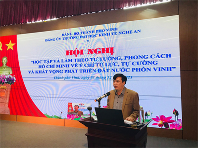 Hội nghị học tập, quán triệt chuyên đề “Học tập và làm theo tư tưởng đạo đức, phong cách Hồ Chí Minh” năm 2021