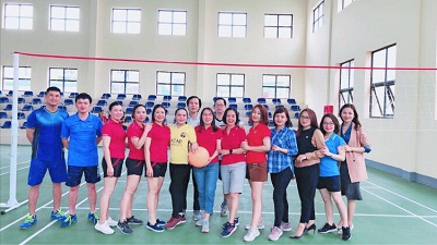 Giao lưu thể thao chào mừng ngày Quốc tế phụ nữ 8/3