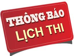 Lịch thi học kỳ đại học liên thông