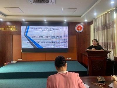 Chương trình học thuật cấp tổ “Kinh doanh thương mại điện tử thời 4.0”