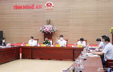 Nghệ An dừng các hoạt động dịch vụ không thiết yếu để phòng, chống dịch Covid-19