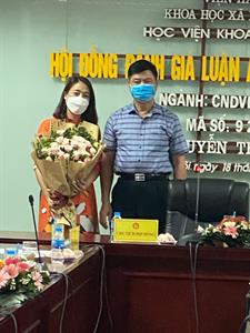 Chúc mừng Nghiên cứu sinh Nguyễn Thị Kim Dung bảo vệ thành công Luận án Tiến sĩ cấp nhà nước