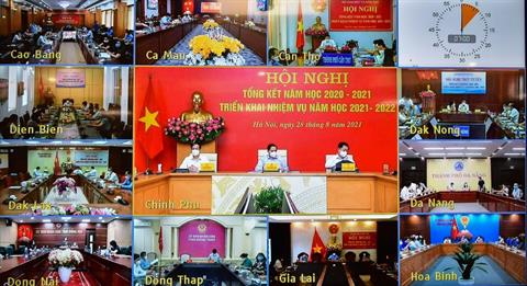 Bộ Giáo dục và Đào tạo tổng kết năm học 2020-2021 và triển khai nhiệm vụ năm học 2021-2022