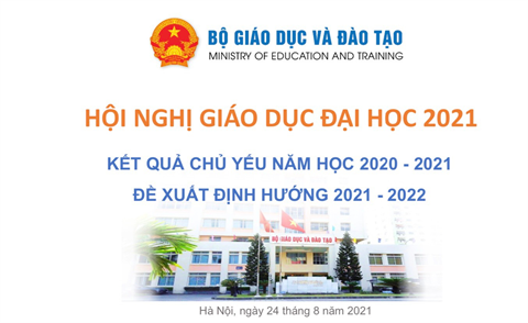 Tham dự Hội nghị trực tuyến giáo dục đại học năm 2021