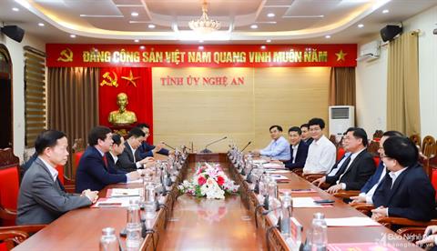 Tỉnh Nghệ An và Trường Đại học Kinh tế Quốc dân sẽ ký kết biên bản ghi nhớ hợp tác