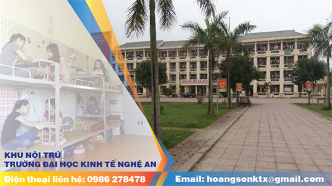 Ký túc xá trường Đại học Kinh tế Nghệ An, “nơi an cư lý tưởng” để sinh viên học tập, rèn luyện