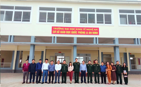 Kết quả công tác kiểm tra, thẩm định cơ sở giáo dục đại học dự kiến giao tự chủ giáo dục dạy học Quốc phòng – An ninh tại Trường ĐH Kinh tế Nghệ An