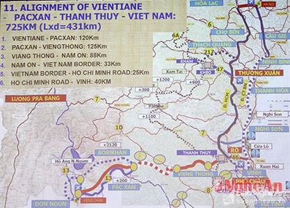 Mong muốn cao tốc Hà Nội – Viêng Chăn đi qua Nghệ An và Bôlykhămxay (Lào) sớm hoàn thành