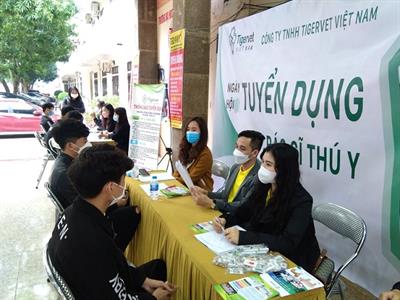 Ngày hội việc làm – cơ hội việc làm cho các sinh viên ngành thú y