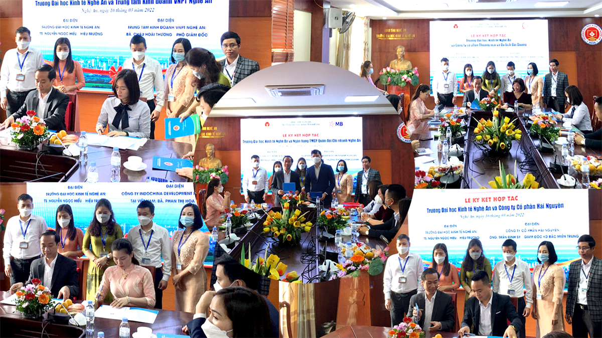 Hội thảo “Liên kết giữa Trường Đại học Kinh tế Nghệ An và doanh nghiệp trong giải quyết việc làm cho sinh viên sau khi tốt nghiệp”