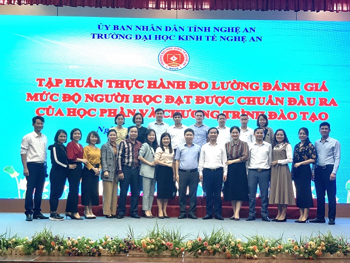 Tập huấn đo lường đánh giá mức độ người học đạt chuẩn đầu ra học phần và chương trình đào tạo