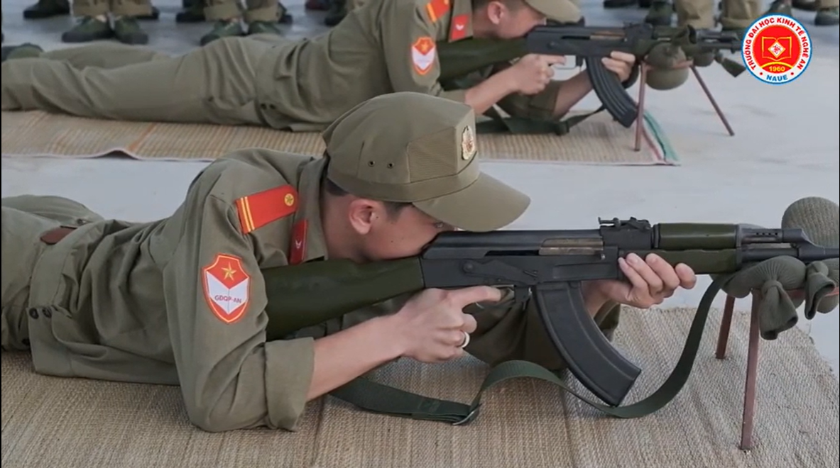 Thực trạng và giải pháp nâng cao chất lượng học tập nội dung “Kỹ thuật bắn súng tiểu liên AK” cho sinh viên trường Đại học Kinh tế Nghệ An