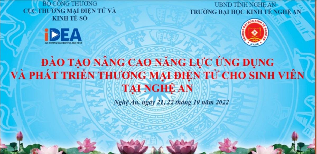 Trường Đại học Kinh tế Nghệ An tổ chức lớp bồi dưỡng kiến thức thương mại điện tử cho sinh viên