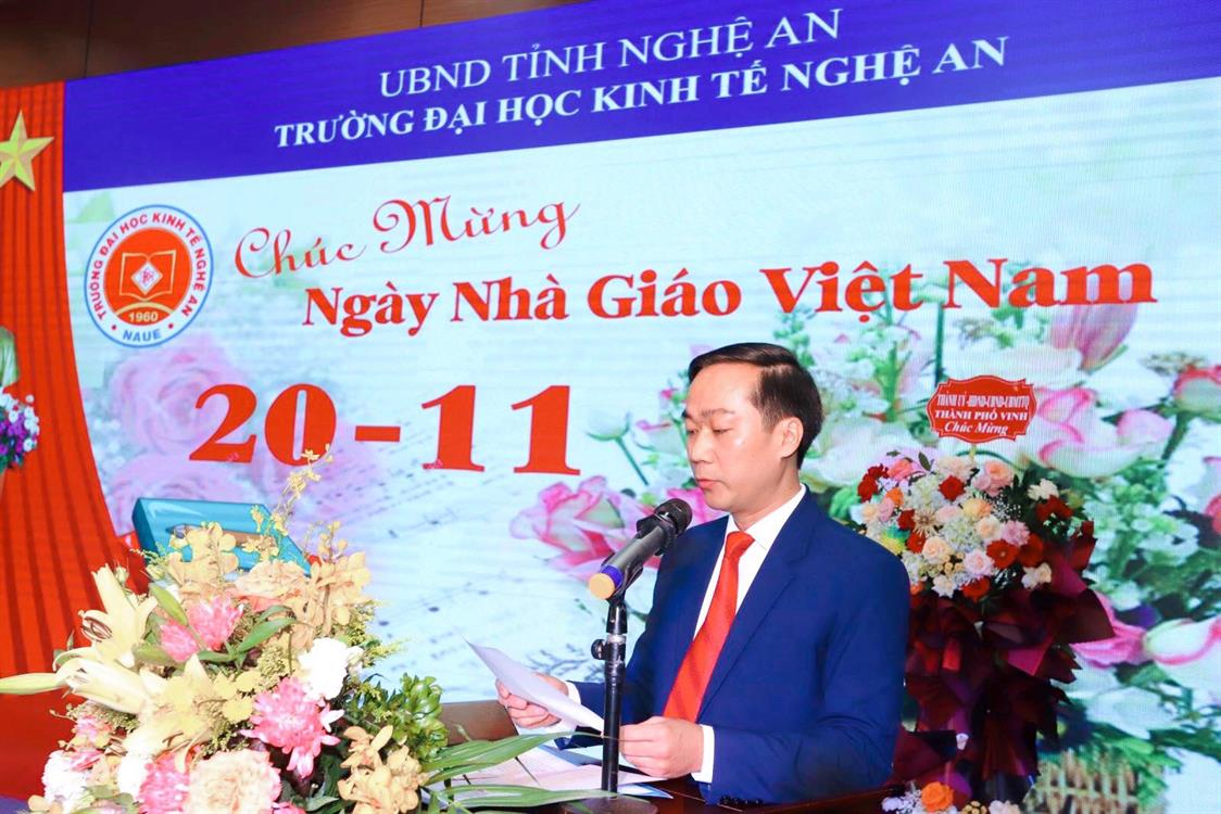 Bài phát biểu của Hiệu trưởng Nhà trường nhân kỷ niệm 40 năm Ngày Nhà giáo Việt Nam (20/11/1982 – 20/11/2022)