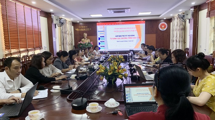 Họp Ban thư ký Hội đồng Tự đánh giá Chương trình đào tạo – Phiên 1