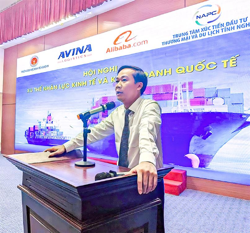 Trường Đại học Kinh tế Nghệ An tổ chức thành công Hội nghị “Xu thế nhân lực kinh tế và kinh doanh quốc tế”