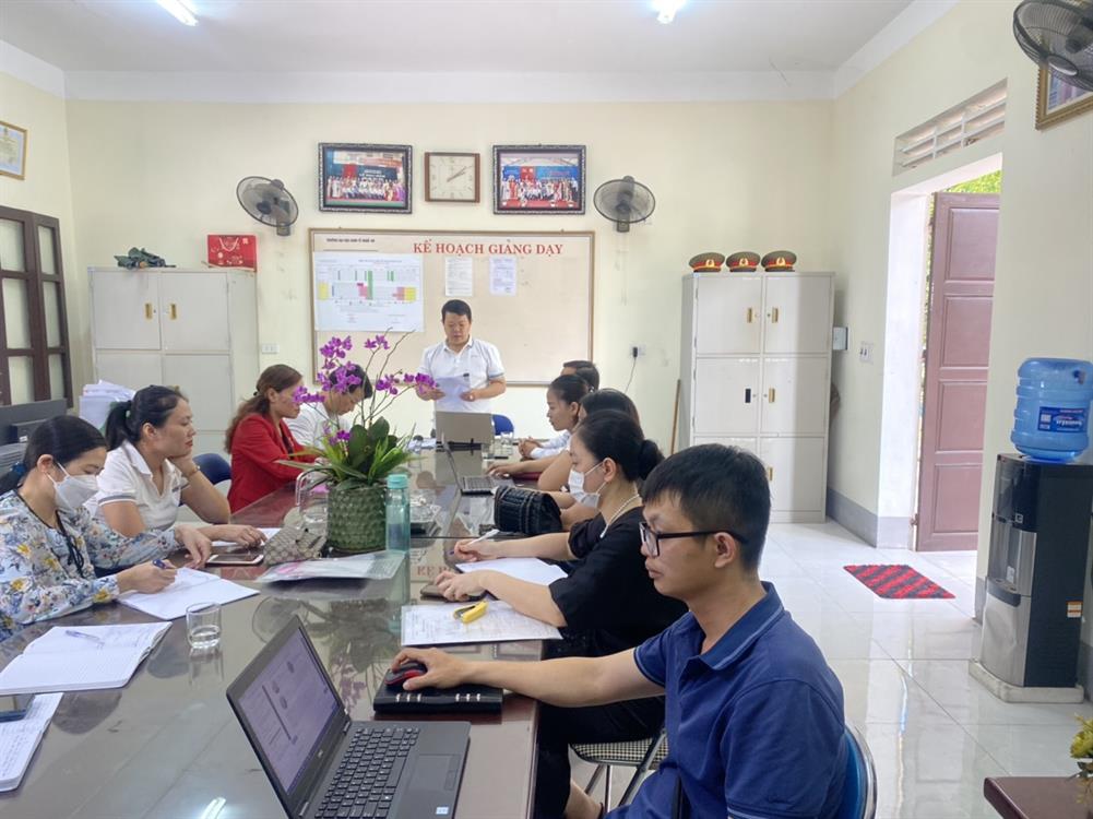 Chi bộ Khoa Cơ sở tổ chức hội nghị kiểm điểm, đánh giá, xếp loại đối với tập thể, cá nhân năm 2022
