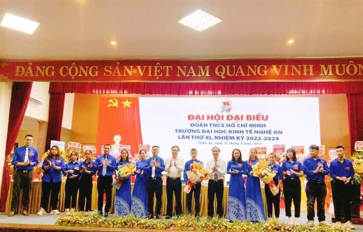 Đại hội đại biểu Đoàn TNCS Hồ Chí Minh Trường Đại học Kinh tế Nghệ An lần thứ XI, nhiệm kỳ 2022 – 2024