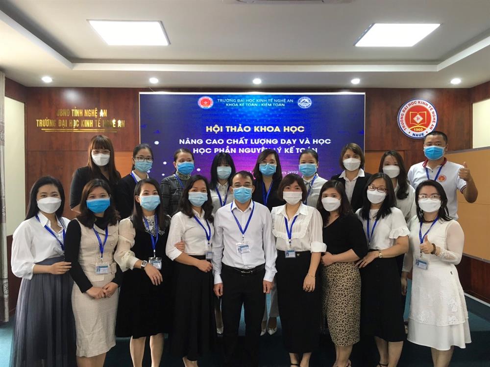 Khoa Kế toán – Kiểm toán tổ chức Hội thảo khoa học cấp khoa “Nâng cao chất lượng dạy và học học phần Nguyên lý kế toán”