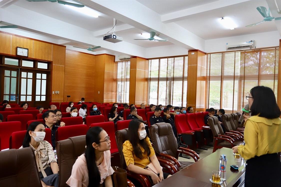 Tổng kết lớp kỹ năng tại Cục Hải quan Nghệ An