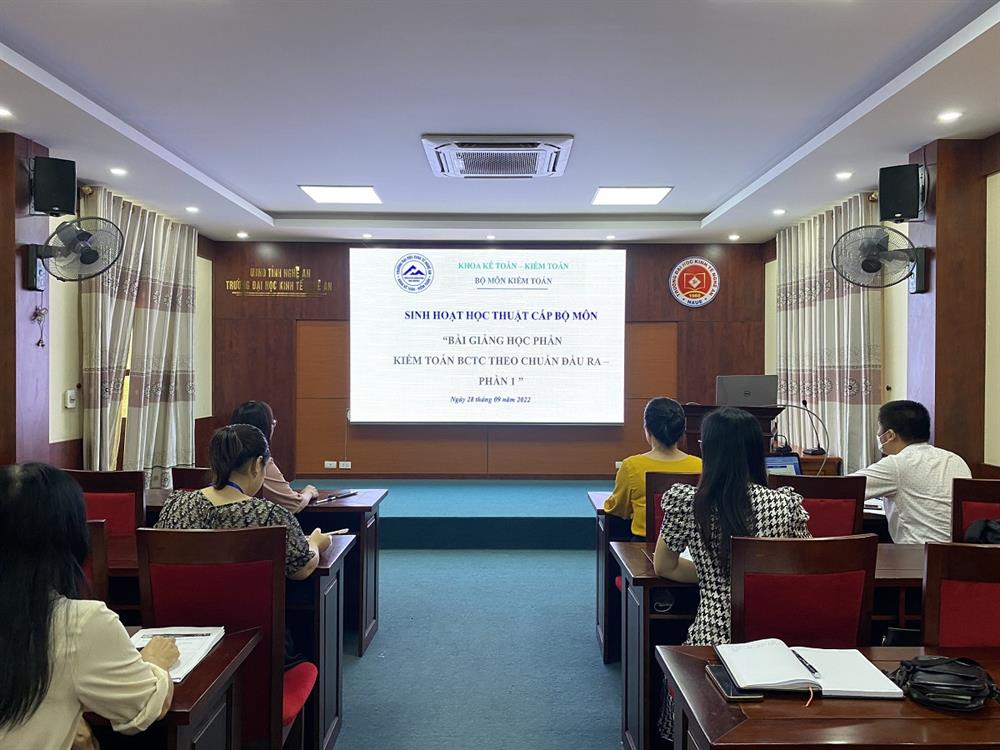 Seminar “Bài giảng học phần Kiểm toán báo cáo tài chính theo chuẩn đầu ra phần 1″