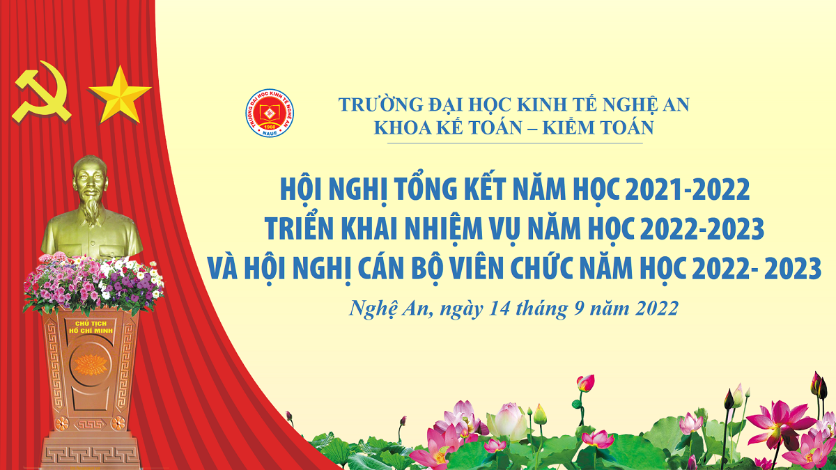 Khoa Kế toán – Kiểm toán tổ chức thành công hội nghị cán bộ viên chức năm học 2022-2023