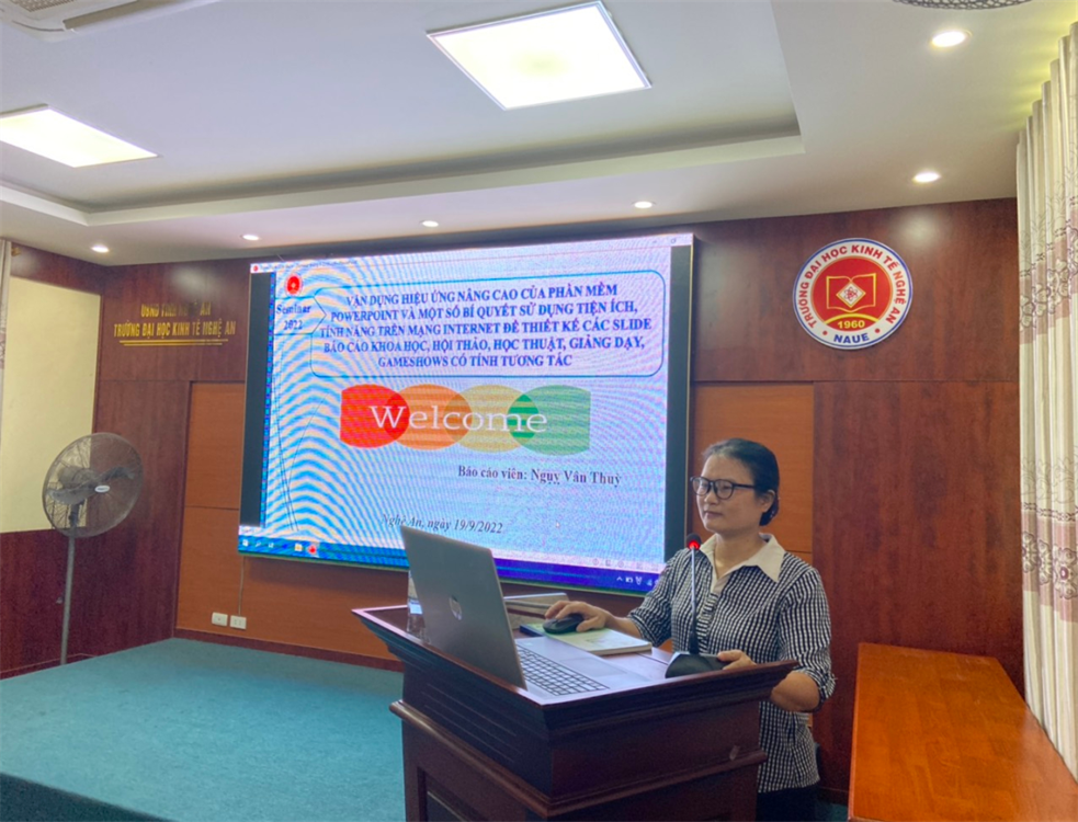 Semina bộ môn Ngoại ngữ tháng 9 năm 2022