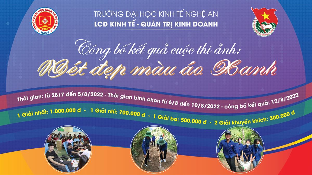 Thông báo kết quả cuộc thi ảnh “Nét đẹp màu áo xanh 2022”