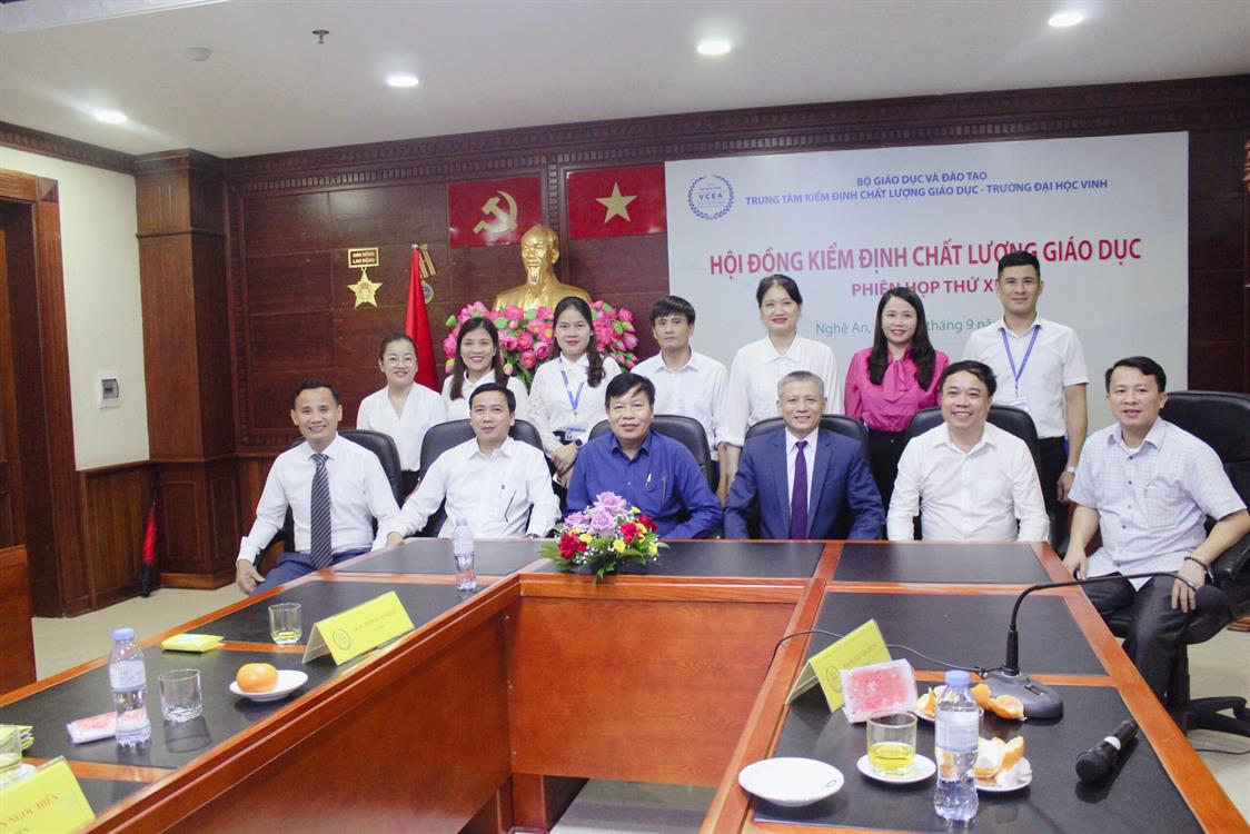 Trường Đại học Kinh tế Nghệ An tham gia Phiên họp thứ XII của Hội đồng Kiểm định chất lượng giáo dục