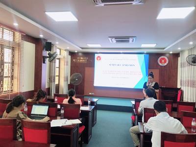 Seminar cấp Bộ môn: Sử dụng phim tư liệu, văn học, bài hát vào giảng dạy học phần Tư tưởng Hồ Chí Minh