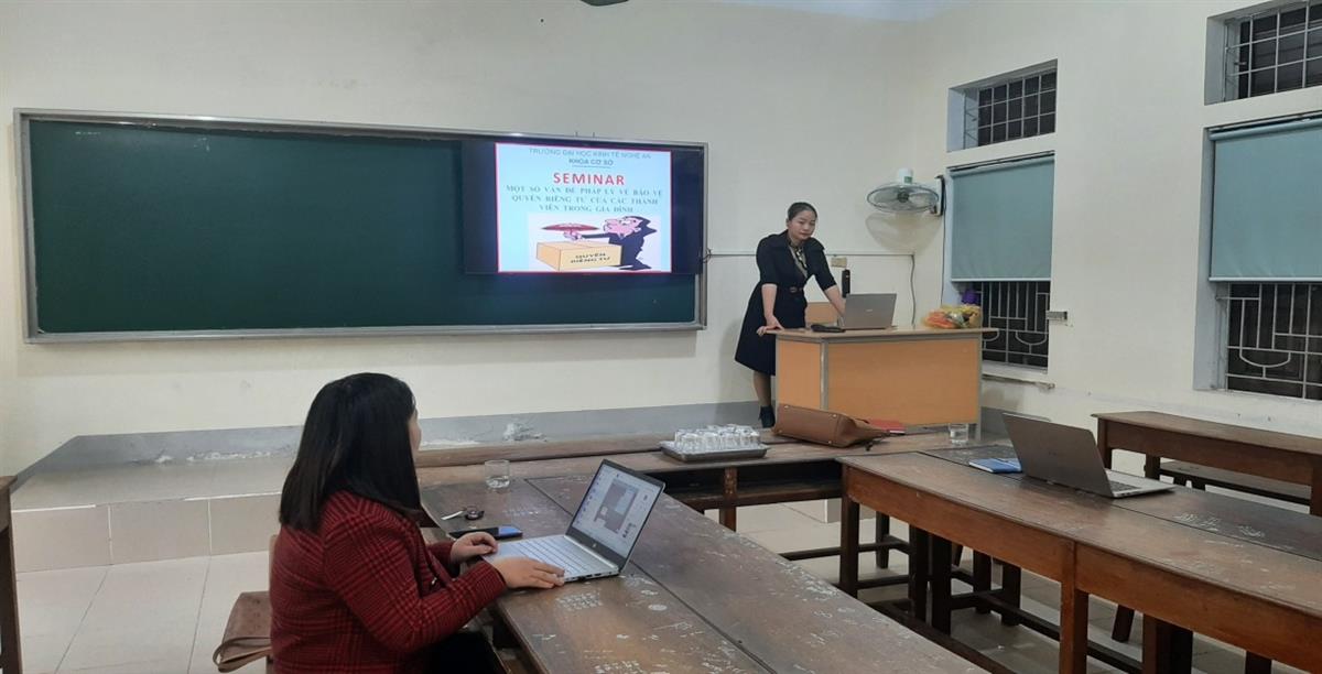Seminar bộ môn KHXH với chủ đề: “Một số vấn đề pháp lý về bảo vệ quyền riêng tư của các thành viên trong gia đình”