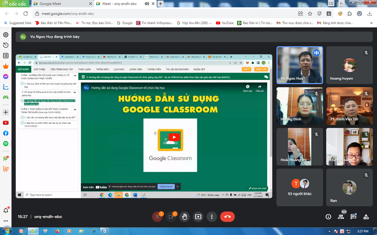SEMINAR VỀ TẬP HUẤN PHƯƠNG PHÁP GIẢNG DẠY BUỔI 2