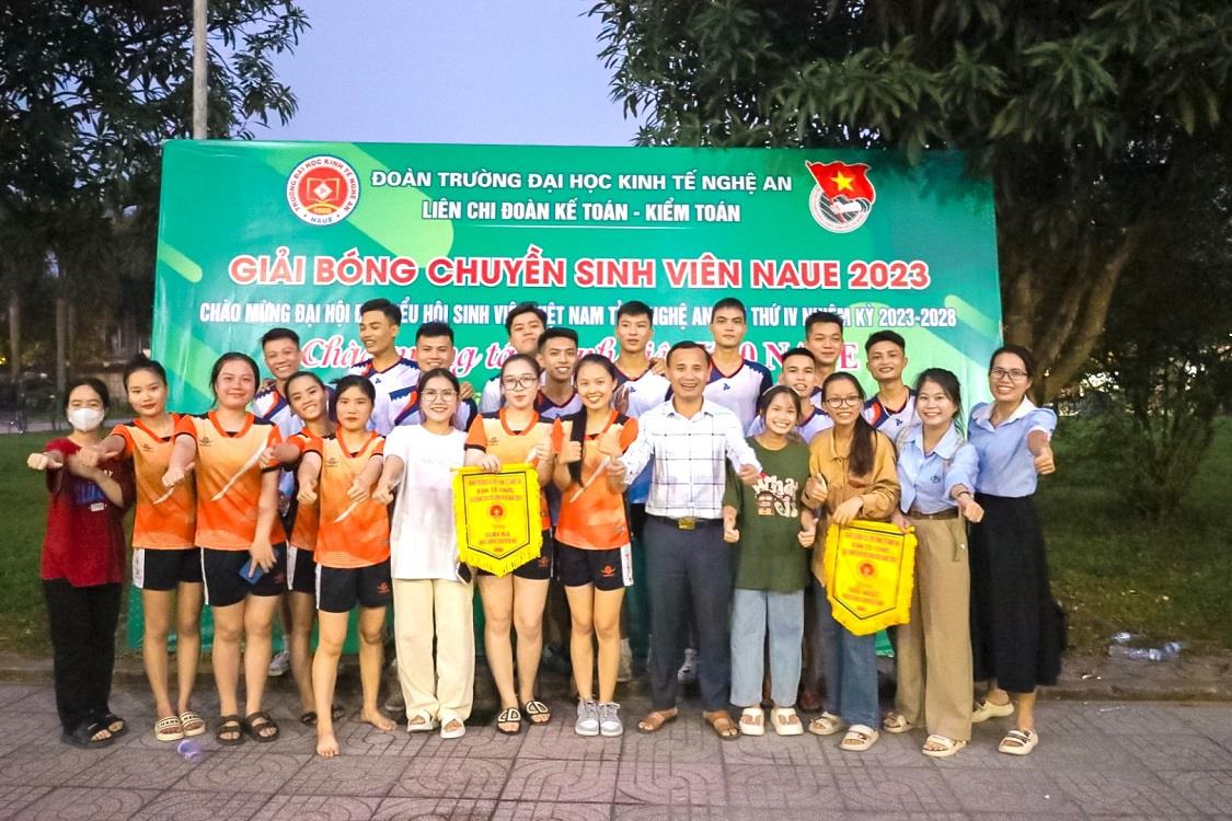 Giải bóng chuyền sinh viên Trường Đại học Kinh tế Nghệ An năm 2023