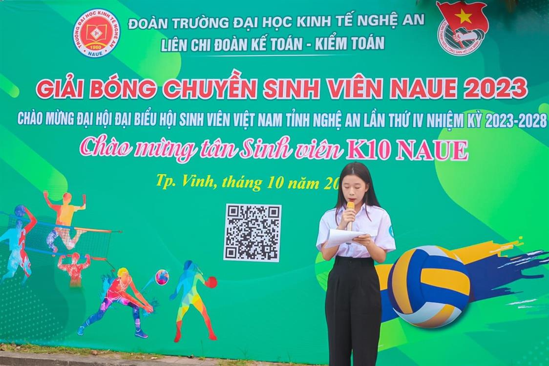 Liên chi đoàn Khoa Kế toán – Kiểm toán tổ chức thành công “Giải bóng chuyền sinh viên – NAUE năm 2023”