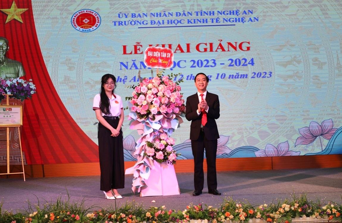 Trường Đại học Kinh tế Nghệ An tổ chức Lễ khai giảng năm học 2023 – 2024