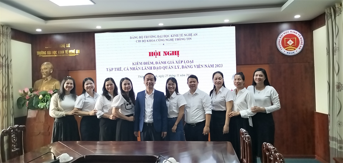 Chi bộ khoa Công nghệ thông tin tổ chức Hội tổng kết công tác Đảng năm 2023